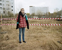 Fotooptimierung: Dorothee Deiss, Amerikaner mit Schal
